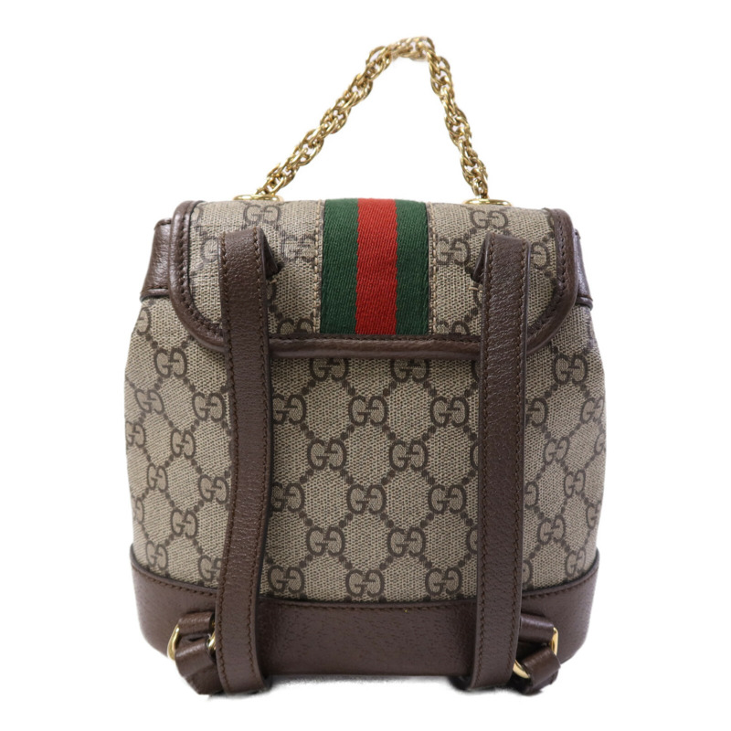 GUCCI 塗層帆布Backpack金扣背包-1