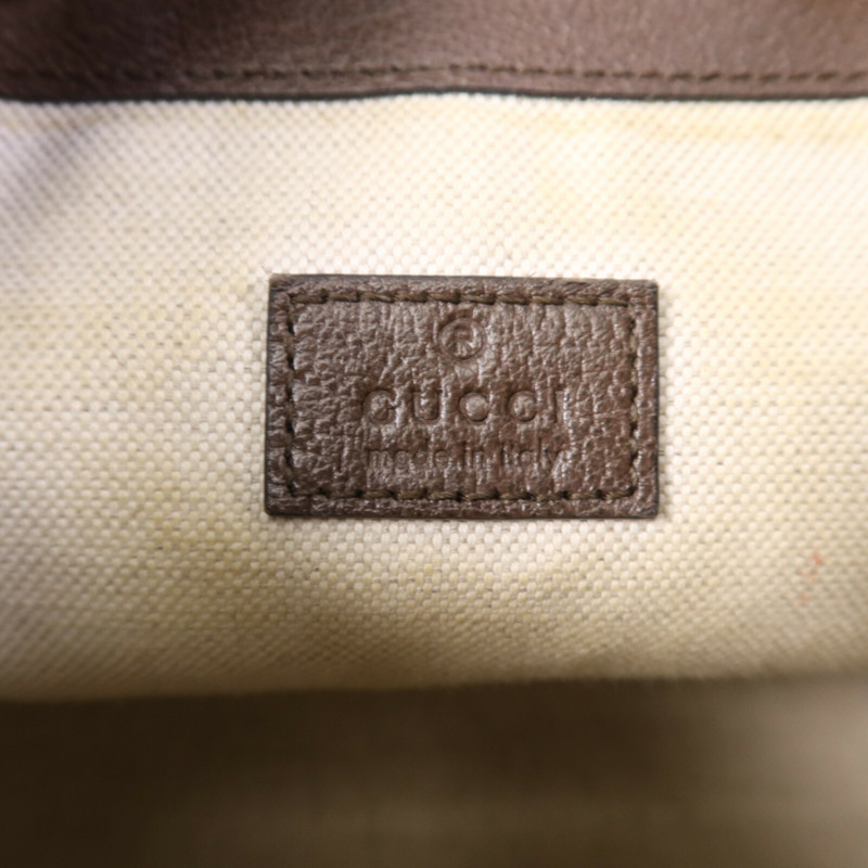 GUCCI 塗層帆布Backpack金扣背包-6