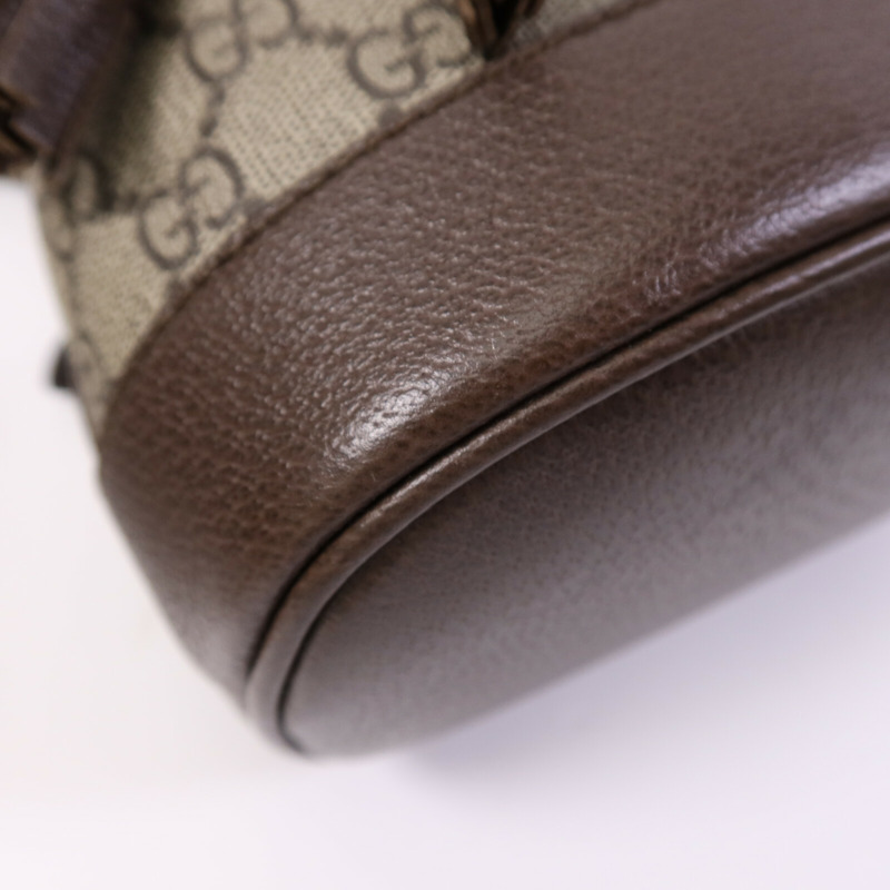 GUCCI 塗層帆布Backpack金扣背包-11