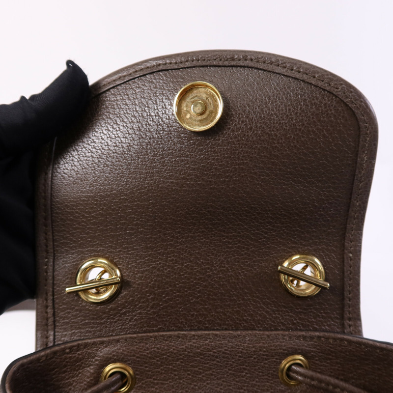 GUCCI 塗層帆布Backpack金扣背包-14