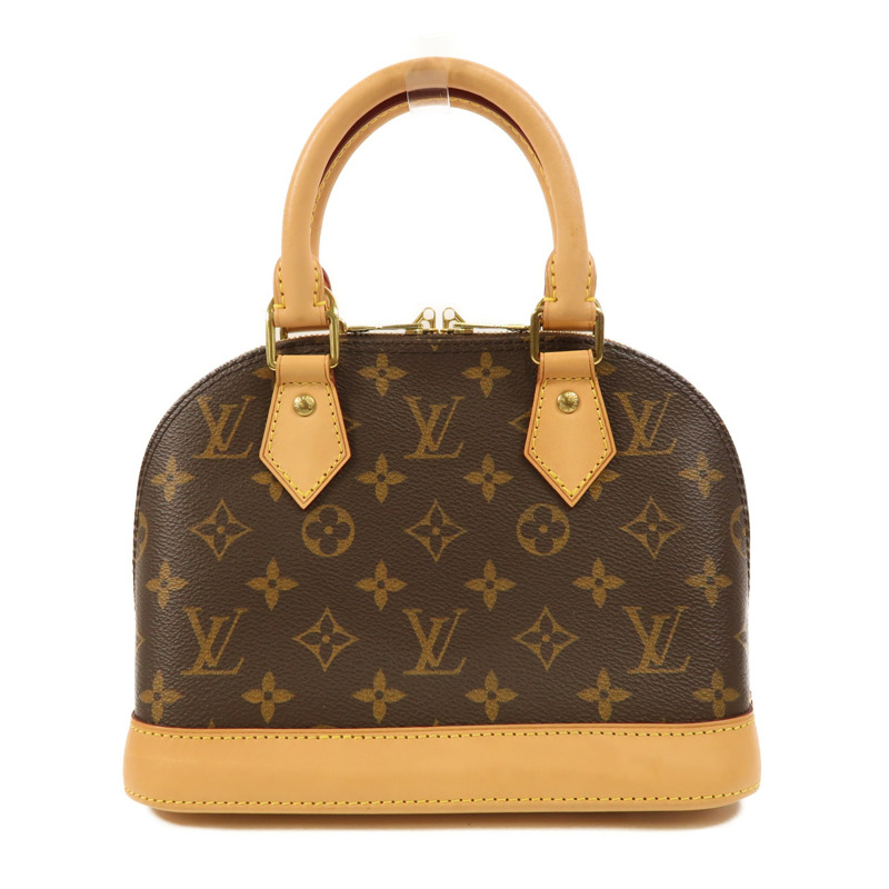 LOUIS VUITTON Monogram Alma BB金扣手挽肩背兩用袋-1