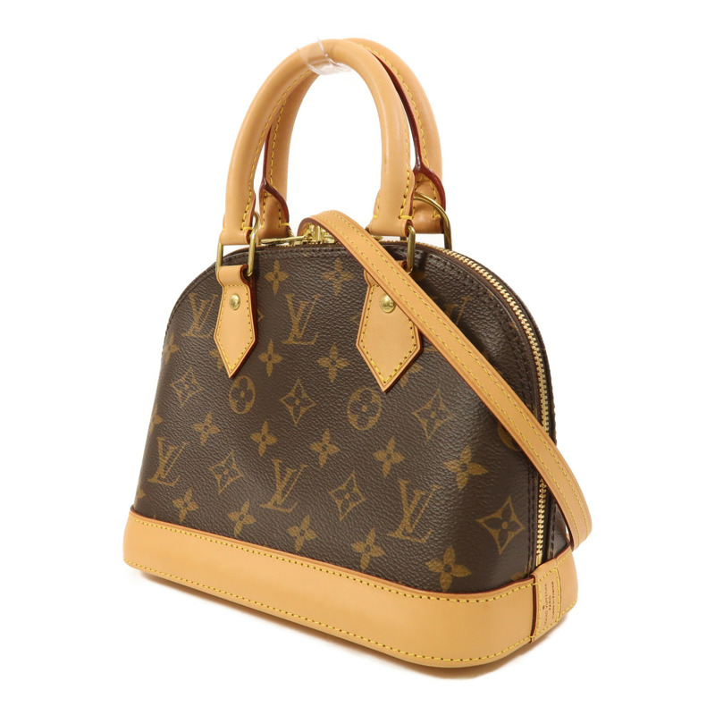 LOUIS VUITTON Monogram Alma BB金扣手挽肩背兩用袋-2