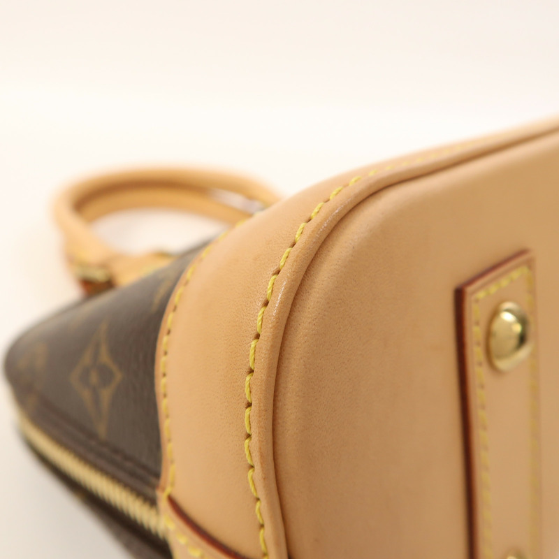 LOUIS VUITTON Monogram Alma BB金扣手挽肩背兩用袋-10