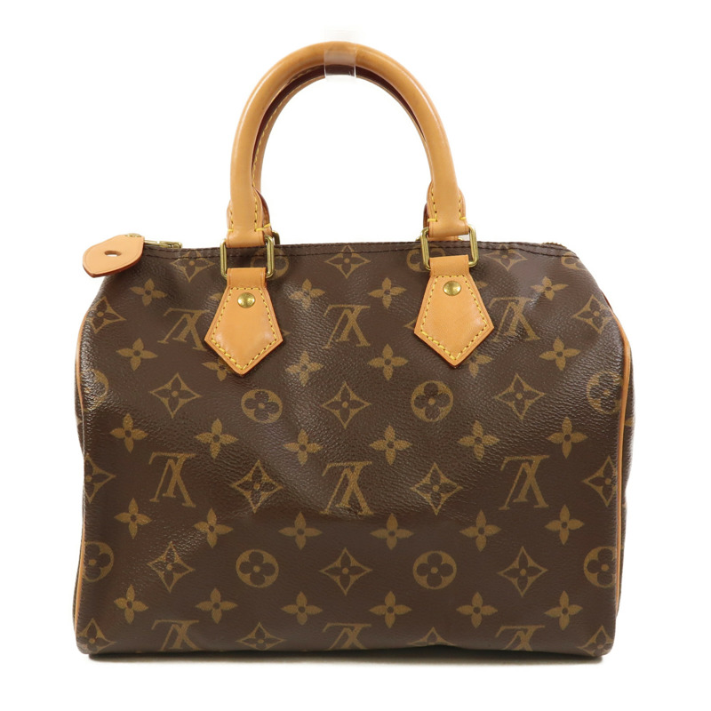 LOUIS VUITTON Monogram Speedy 25金扣手挽袋-1