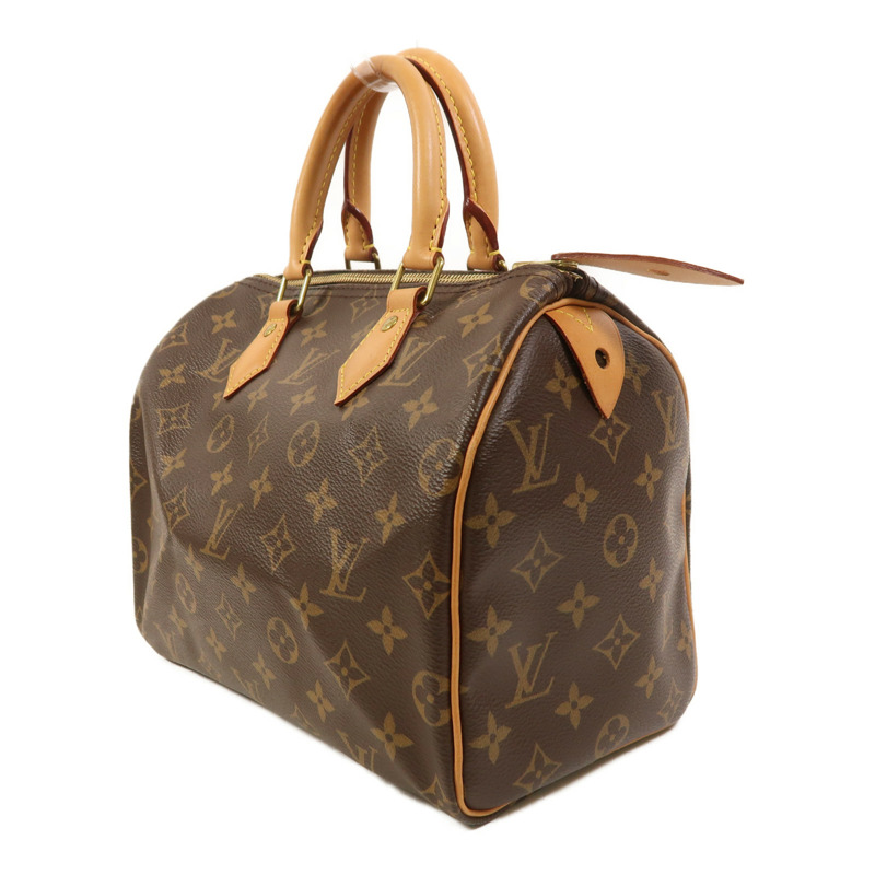 LOUIS VUITTON Monogram Speedy 25金扣手挽袋-2