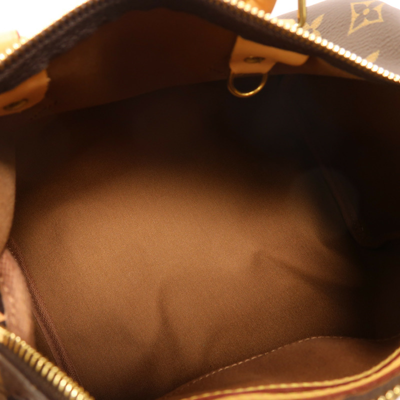 LOUIS VUITTON Monogram Speedy 25金扣手挽袋-4