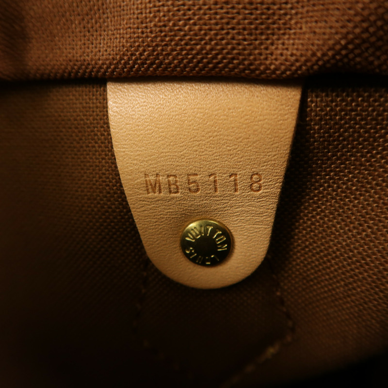 LOUIS VUITTON Monogram Speedy 25金扣手挽袋-6