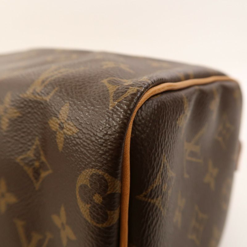 LOUIS VUITTON Monogram Speedy 25金扣手挽袋-9