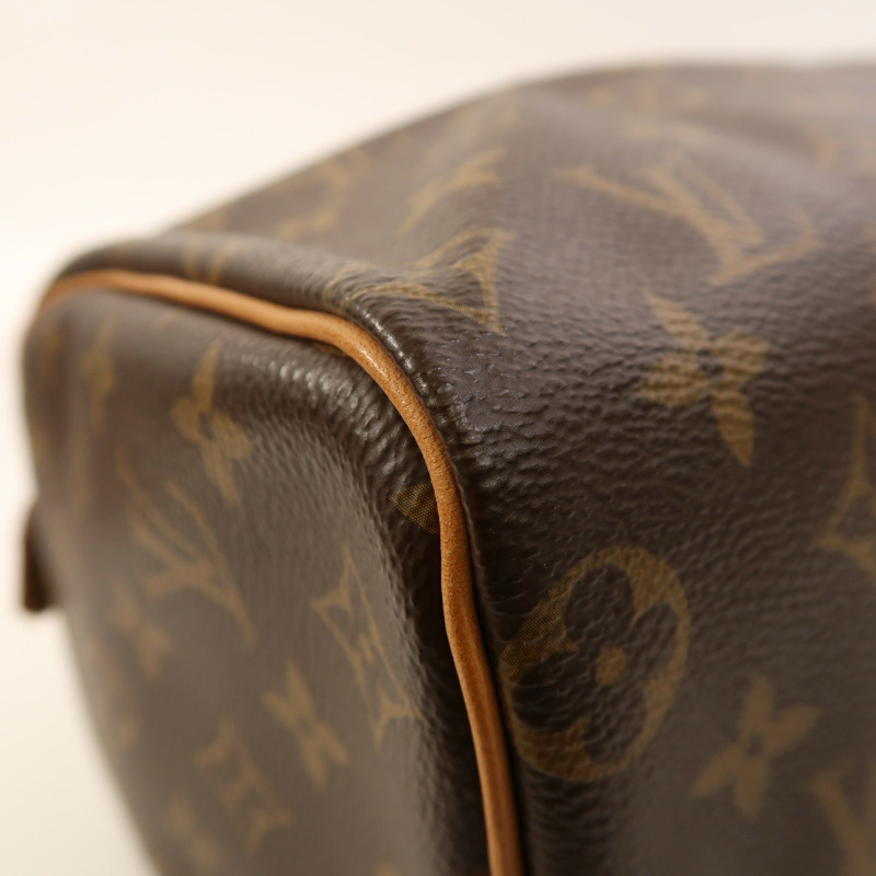 LOUIS VUITTON Monogram Speedy 25金扣手挽袋-10