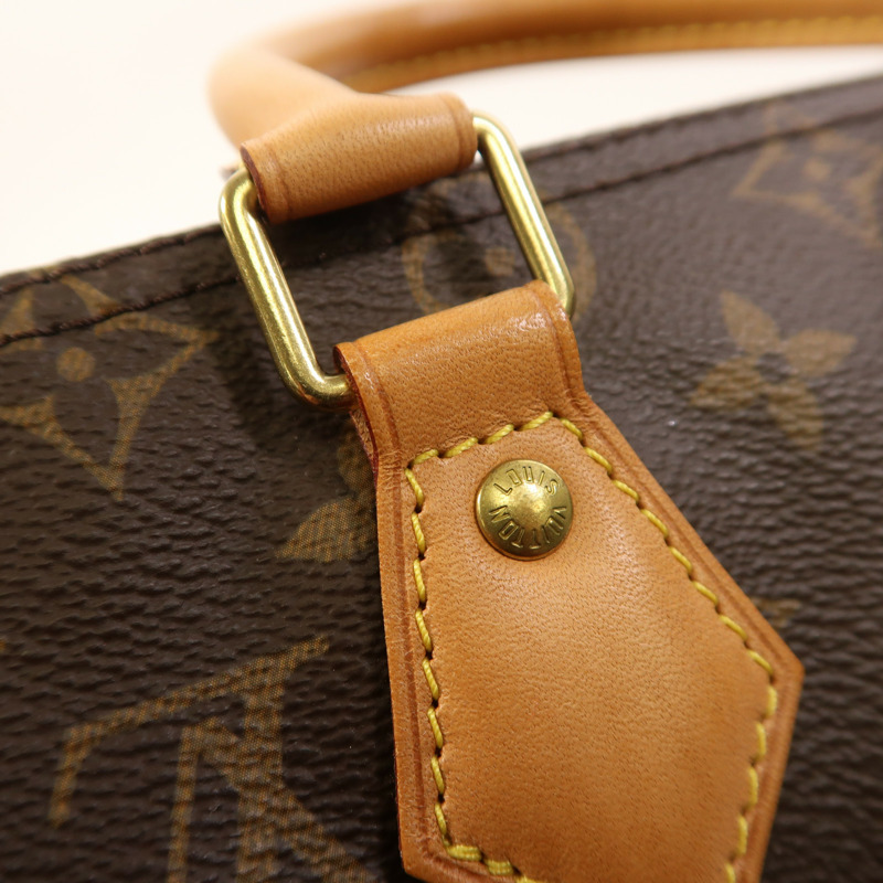 LOUIS VUITTON Monogram Speedy 25金扣手挽袋-15