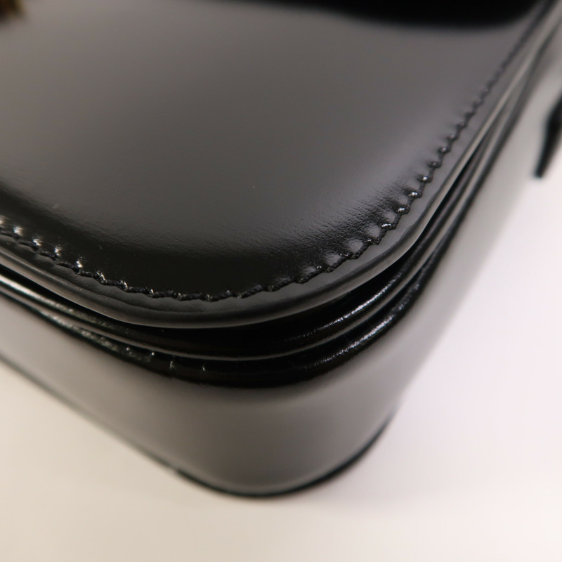 CELINE 牛皮皮革Classique Triomphe金扣肩背袋-10