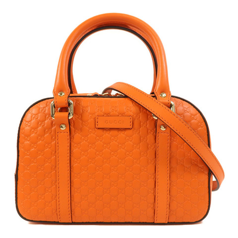 GUCCI 牛皮皮革Guccissima 2 Way Shoulder金扣手挽肩背兩用袋