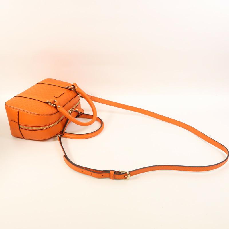 GUCCI 牛皮皮革Guccissima 2 Way Shoulder金扣手挽肩背兩用袋-7