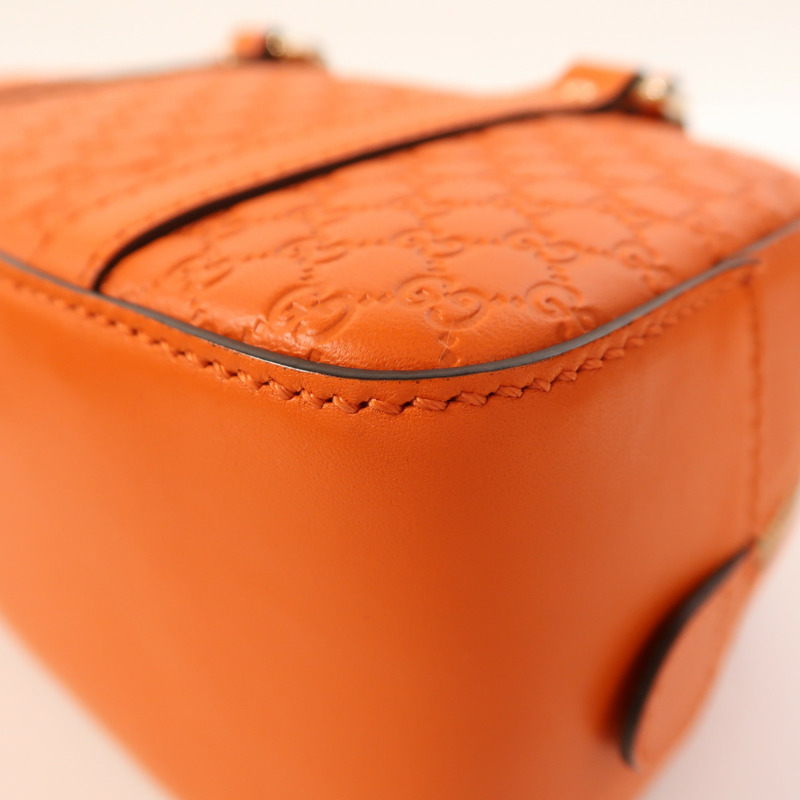 GUCCI 牛皮皮革Guccissima 2 Way Shoulder金扣手挽肩背兩用袋-11