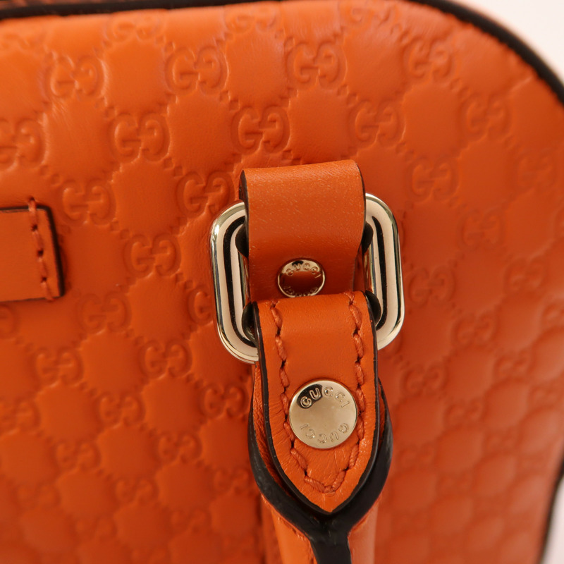 GUCCI 牛皮皮革Guccissima 2 Way Shoulder金扣手挽肩背兩用袋-16