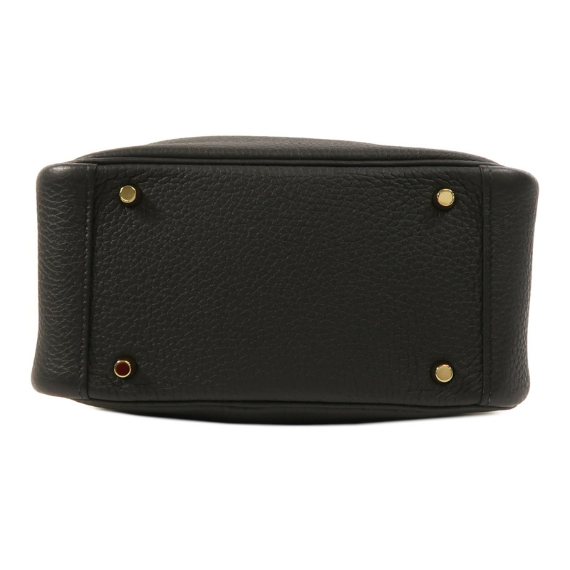 HERMES Clemence皮革Mini Lindy金扣手挽肩背兩用袋-3