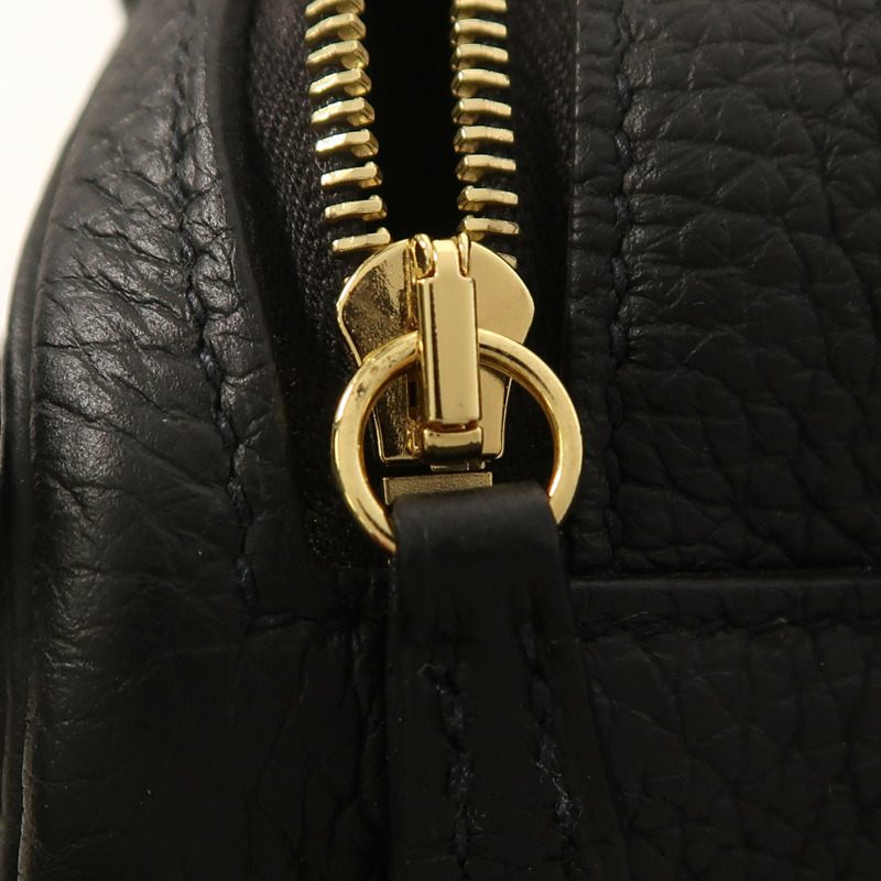 HERMES Clemence皮革Mini Lindy金扣手挽肩背兩用袋-17