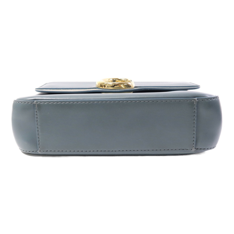 Chloe 牛皮皮革Small C Double Carry Bag金扣肩背袋-3