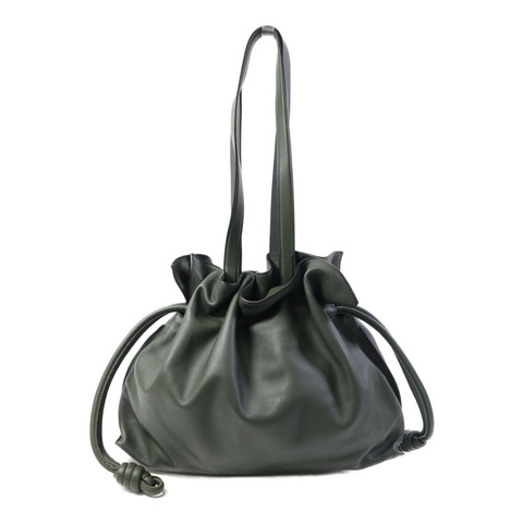 LOEWE 牛皮皮革Flamenco Large金扣肩背袋