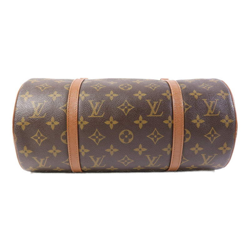 LOUIS VUITTON Monogram Papillon 30金扣手挽袋-3