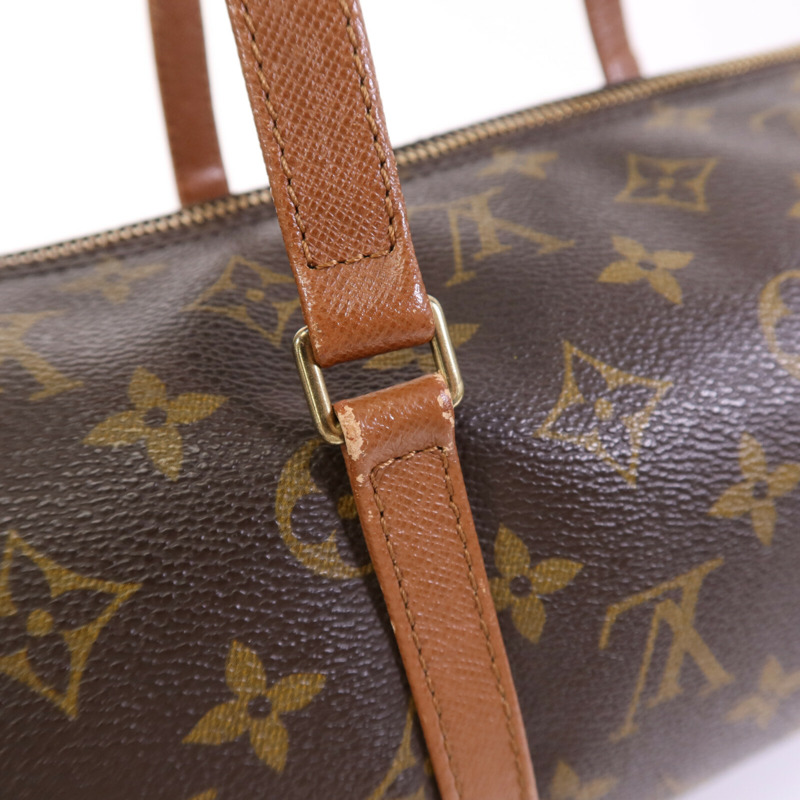LOUIS VUITTON Monogram Papillon 30金扣手挽袋-14