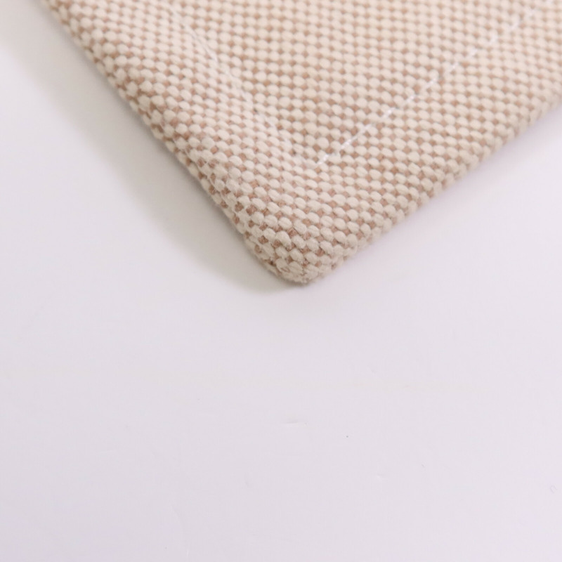 HERMES 棉質Trousse Flat Pouch銀扣手拿包-11