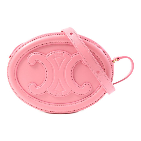 CELINE 牛皮皮革Cuir Triomphe金扣肩背袋