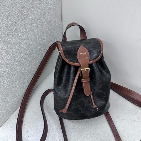 【全新】Celine 小牛皮 Folco Mini 迷你 小背包 Backpack