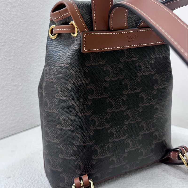 【全新】Celine 小牛皮 Folco Mini 迷你 小背包 Backpack-3