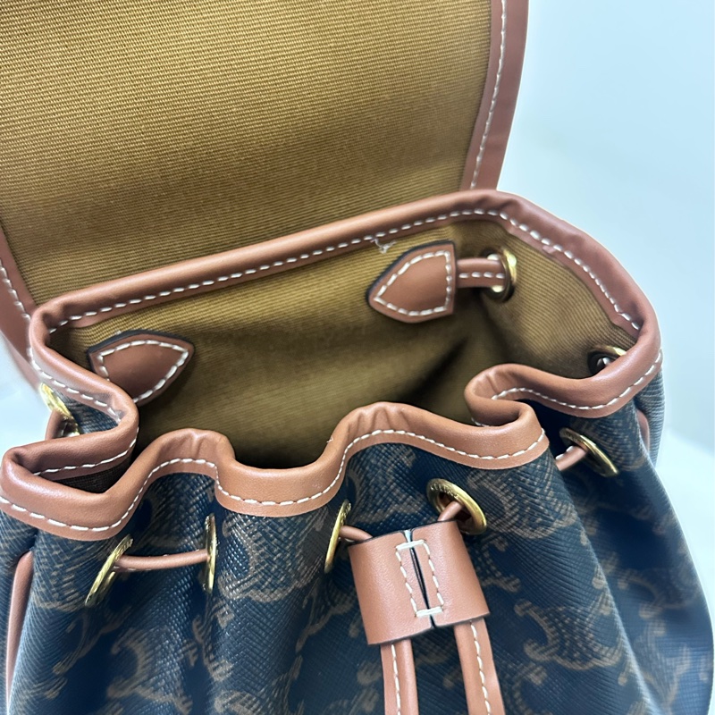 【全新】Celine 小牛皮 Folco Mini 迷你 小背包 Backpack-5