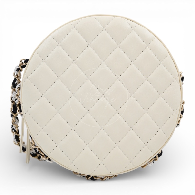 [Pre-owned] Chanel Coco Black Lifesaver Lambskin GHW Bag-6