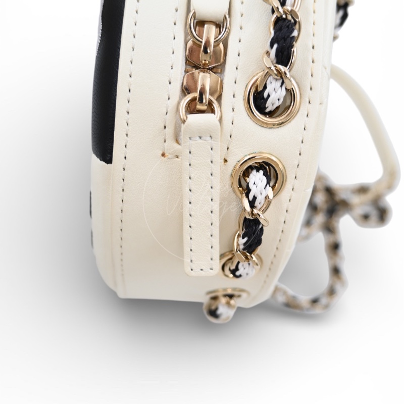 [Pre-owned] Chanel Coco Black Lifesaver Lambskin GHW Bag-7