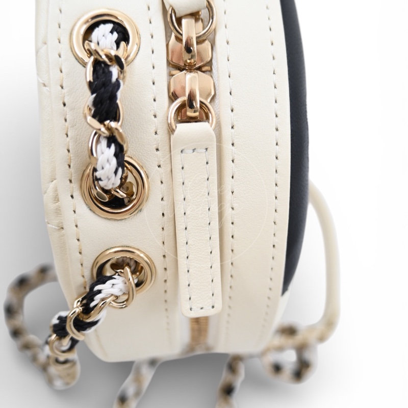 [Pre-owned] Chanel Coco Black Lifesaver Lambskin GHW Bag-8