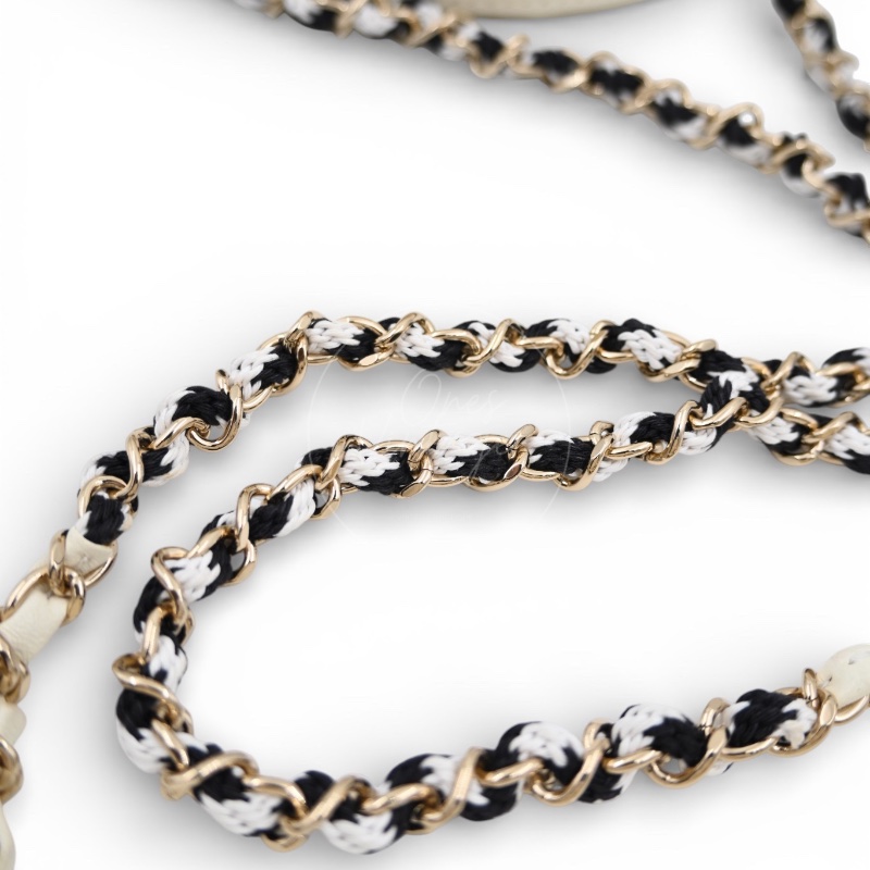 [Pre-owned] Chanel Coco Black Lifesaver Lambskin GHW Bag-11