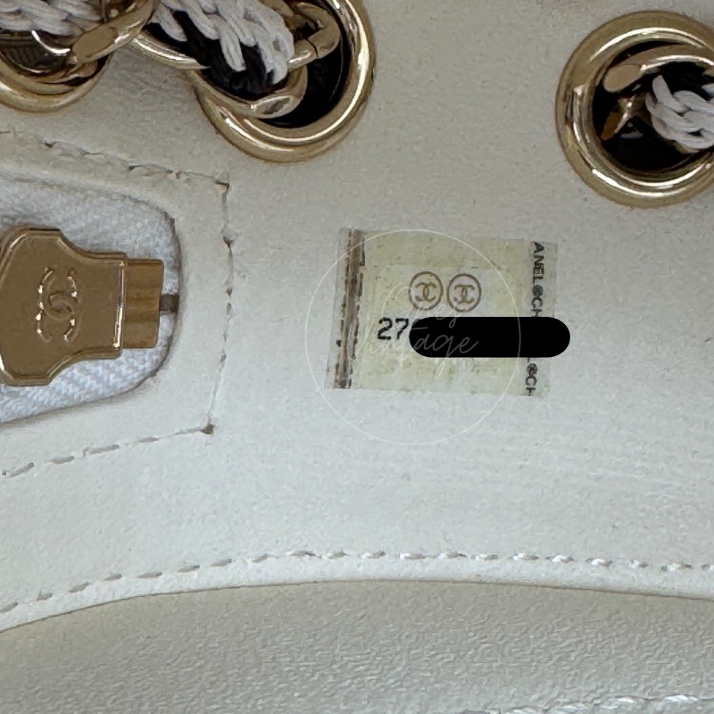 [Pre-owned] Chanel Coco Black Lifesaver Lambskin GHW Bag-16