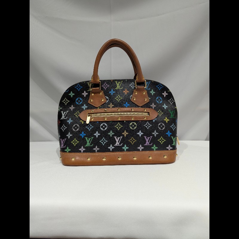 莉亞精品♡LV 黑三彩貝殼包 二手美品-2