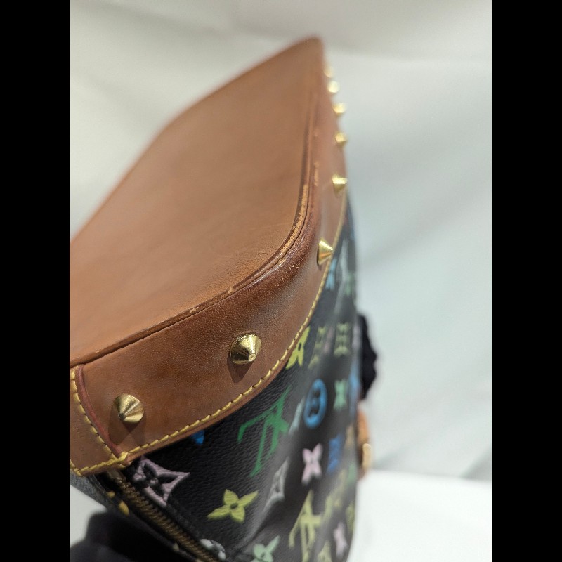 莉亞精品♡LV 黑三彩貝殼包 二手美品-9