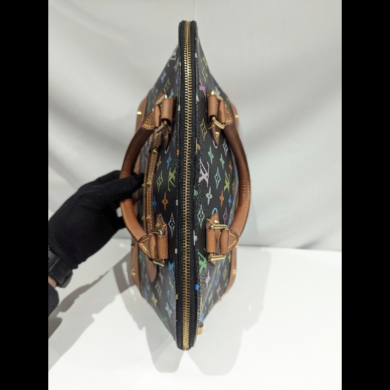 莉亞精品♡LV 黑三彩貝殼包 二手美品-10