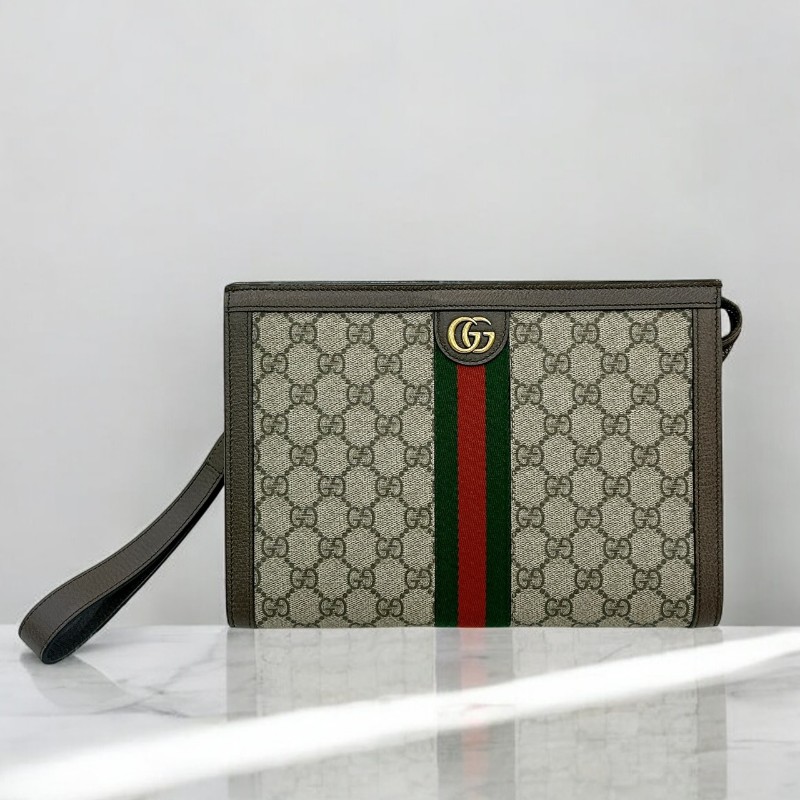 莉亞精品♡Gucci 經典手拿包 近新閒置-0