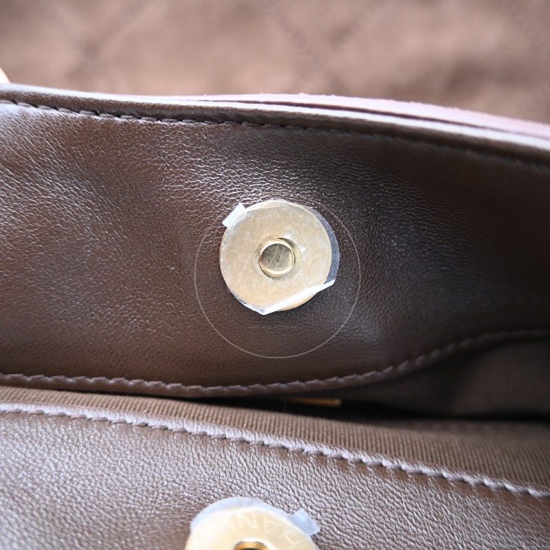 Chanel Cruise 25/26 Maxi Suede Calfskin Lambskin Dark Brown Hobo Bag-12