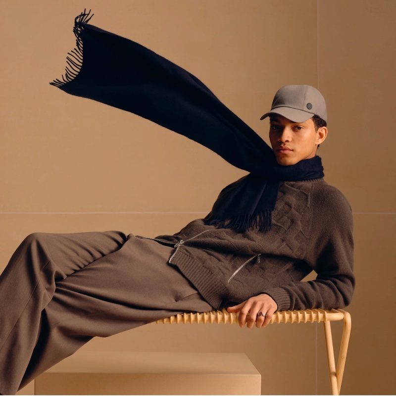 全新 清貨🧡 Hermes muffler cashmere 頸巾 羊绒 圍巾 🐴 Unie Brodee-1
