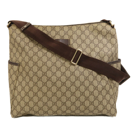 FENDI 塗層帆布Diagonal Messenger銀扣肩背袋