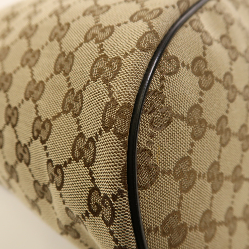 GUCCI 帆布Backpack銀扣背包-4