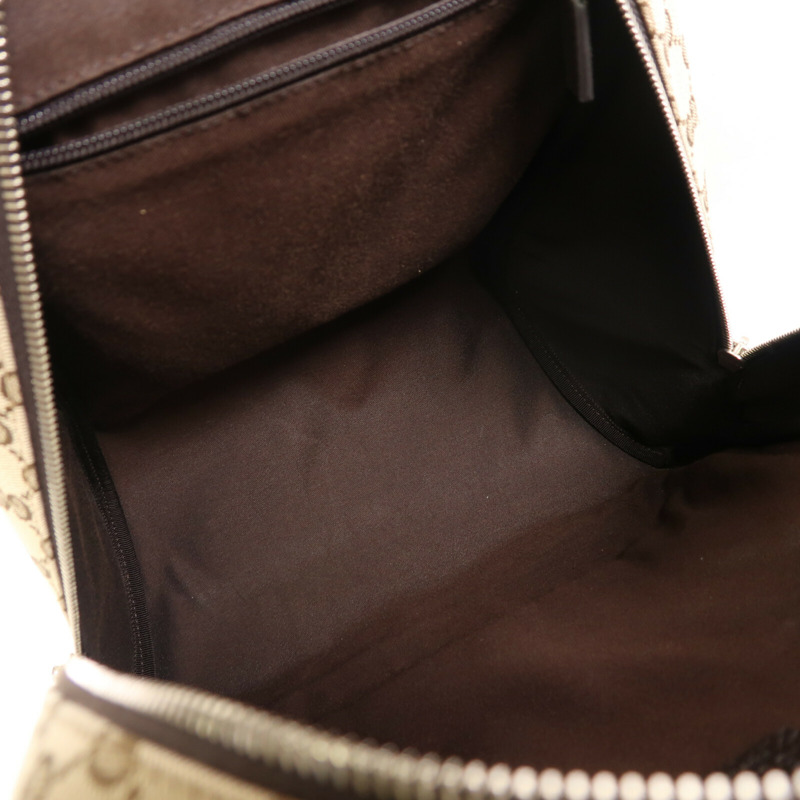 GUCCI 帆布Backpack銀扣背包-14