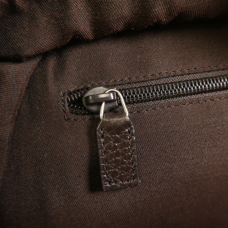 GUCCI 帆布Backpack銀扣背包-16