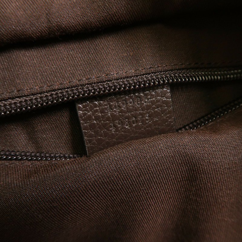 GUCCI 帆布Backpack銀扣背包-17