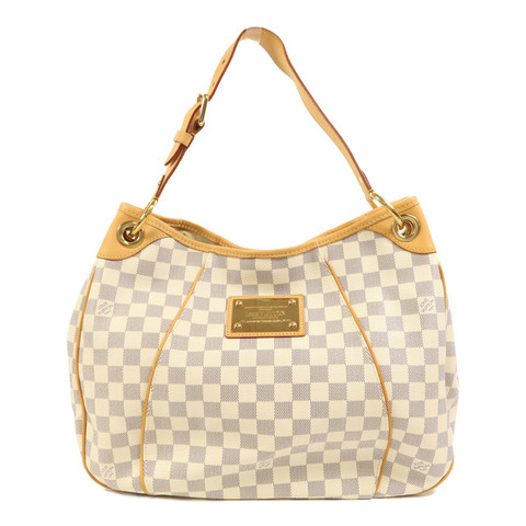 LOUIS VUITTON Damier Azur Galliera PM金扣肩背袋