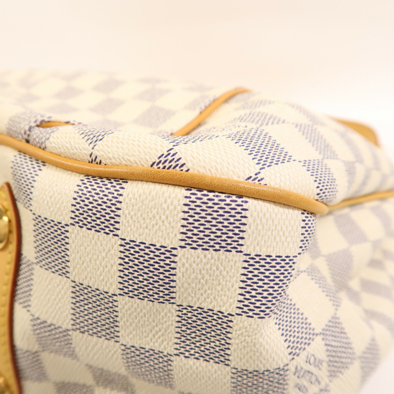 LOUIS VUITTON Damier Azur Galliera PM金扣肩背袋-4
