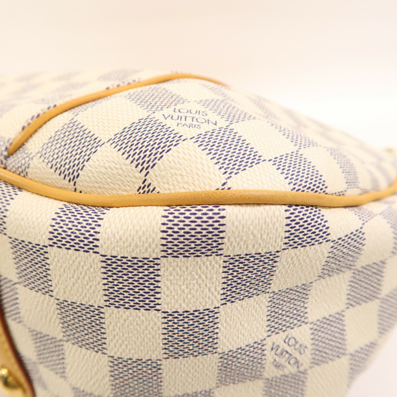 LOUIS VUITTON Damier Azur Galliera PM金扣肩背袋-6