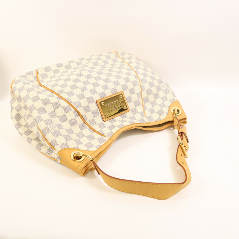 LOUIS VUITTON Damier Azur Galliera PM金扣肩背袋-8